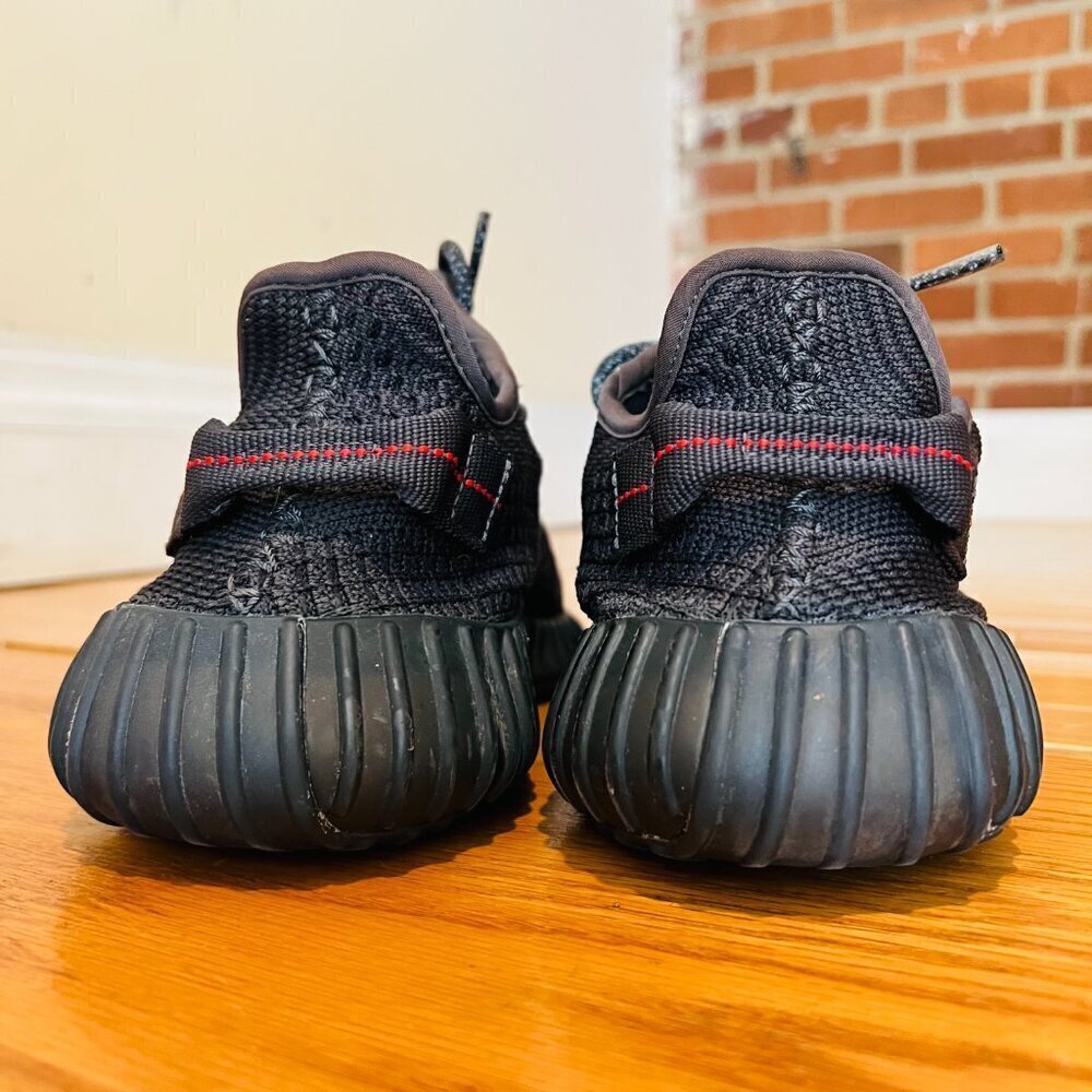 Authentic Adidas Yeezy Boost 350 V2 'Black Reflective' Size 8 - Picture 8 of 15